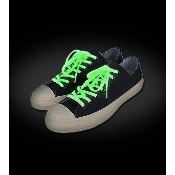 Luminous Glow In Dark Shoelaces Flat Shoe Laces Sport Dance Fancy Dress Shoelace 
